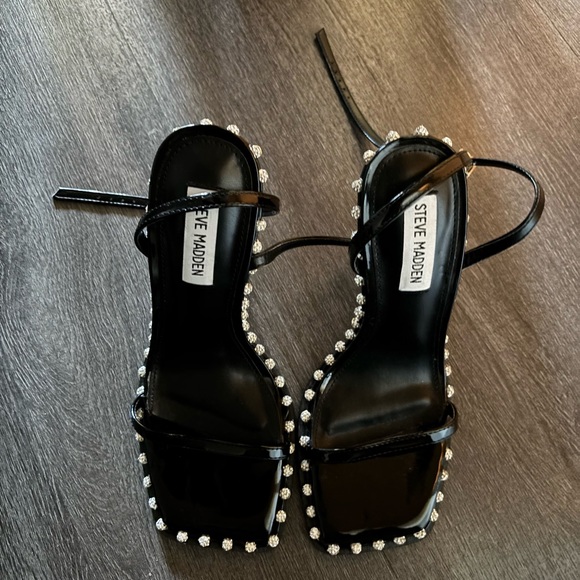 Black Zelle Steve Madden heels. New, wore once to take pictures. - Picture 5 of 5
